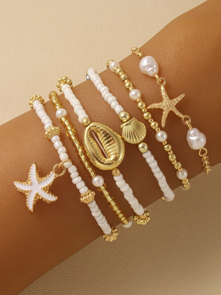 Yvonna -  6 PIECE  Bracelet Set