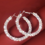 Molly - Bling Hoop Earrings