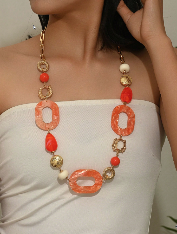 Angie - Beaded Necklace