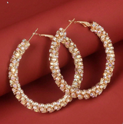 Venus - Bling Hoop Earrings