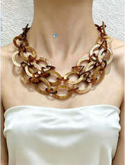 Belonia - Chain Effect Necklace