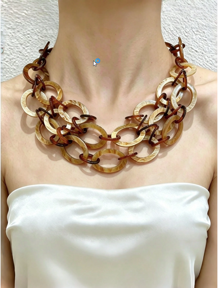 Belonia - Chain Effect Necklace