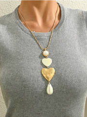 Eleranor - Heart Long Necklace