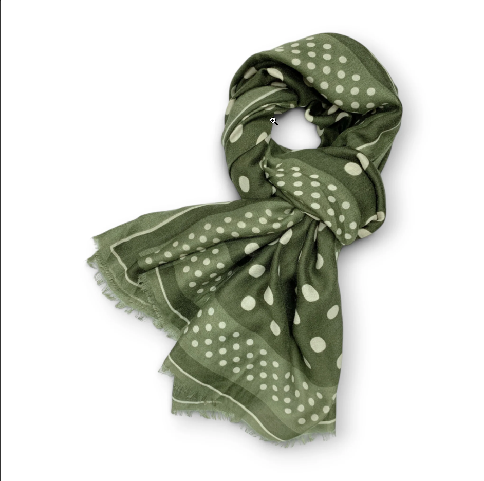 Hana - polka dot scarf