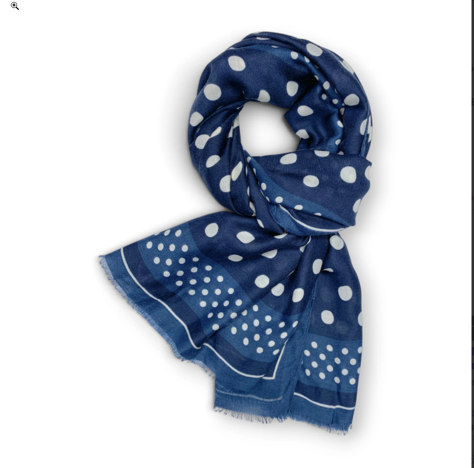 Hana - polka dot scarf