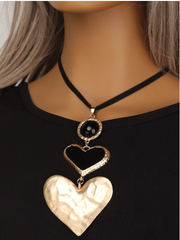 Molly - Chunky Heart Necklace