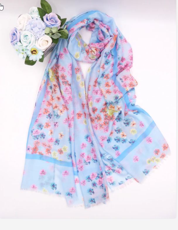 Caron - Daisy Print Scarf