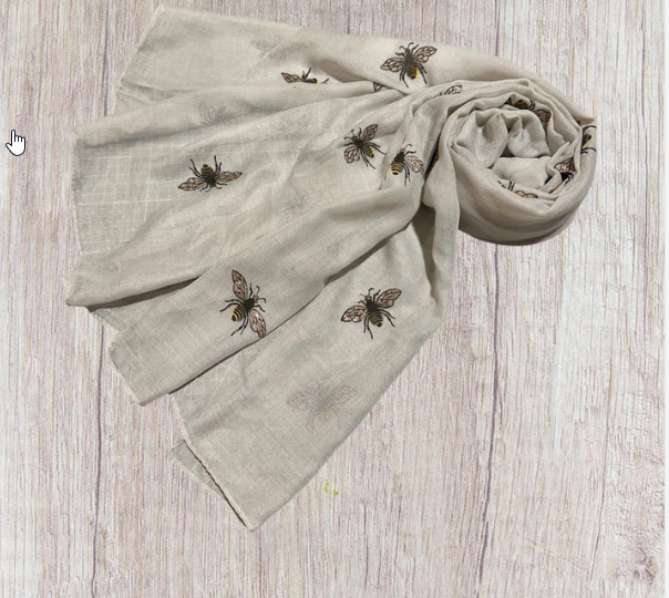 Olive - Glitter Bee Scarf
