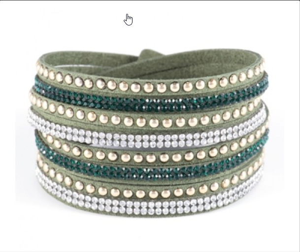 Justine - Bling wrap around Bracelets
