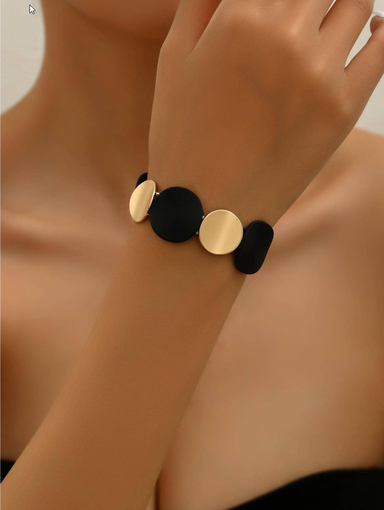 Lisa - Elasticated circle bracelet