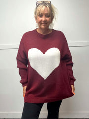ADA - Knitted Heart Jumper 14 to 24