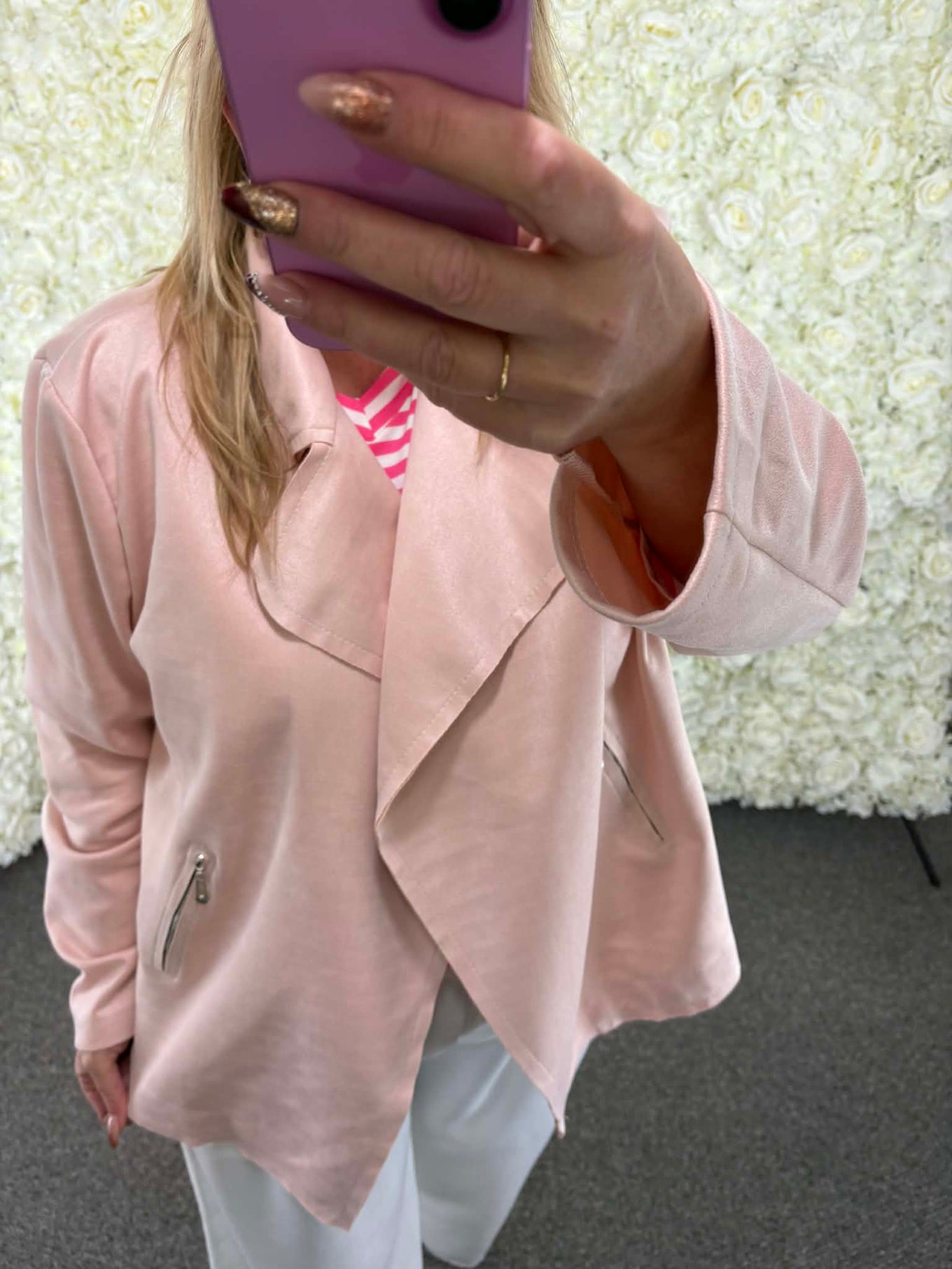 Connie - Suedette  Jacket 16 to 24