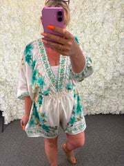 LEOTINE - Floral Playsuit 14 to 24
