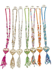 Alex - Beaded shell Necklace