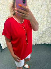 Sharon - Ribbed Top 14 to 22/24