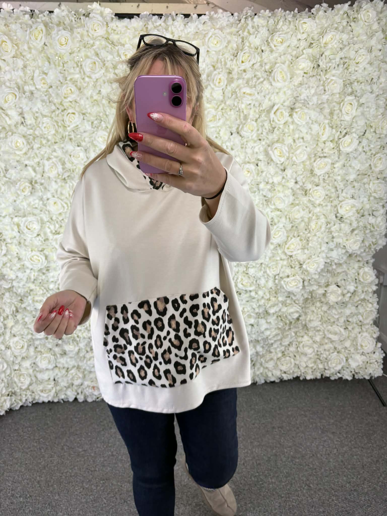 Holly - Animal Print Hoodie 14 to 22/24