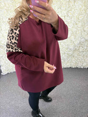 Vera - Leopard Print Sweatshirt 14 to 22