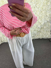 Sherry - Plain Belted  Trousers 16 to 24