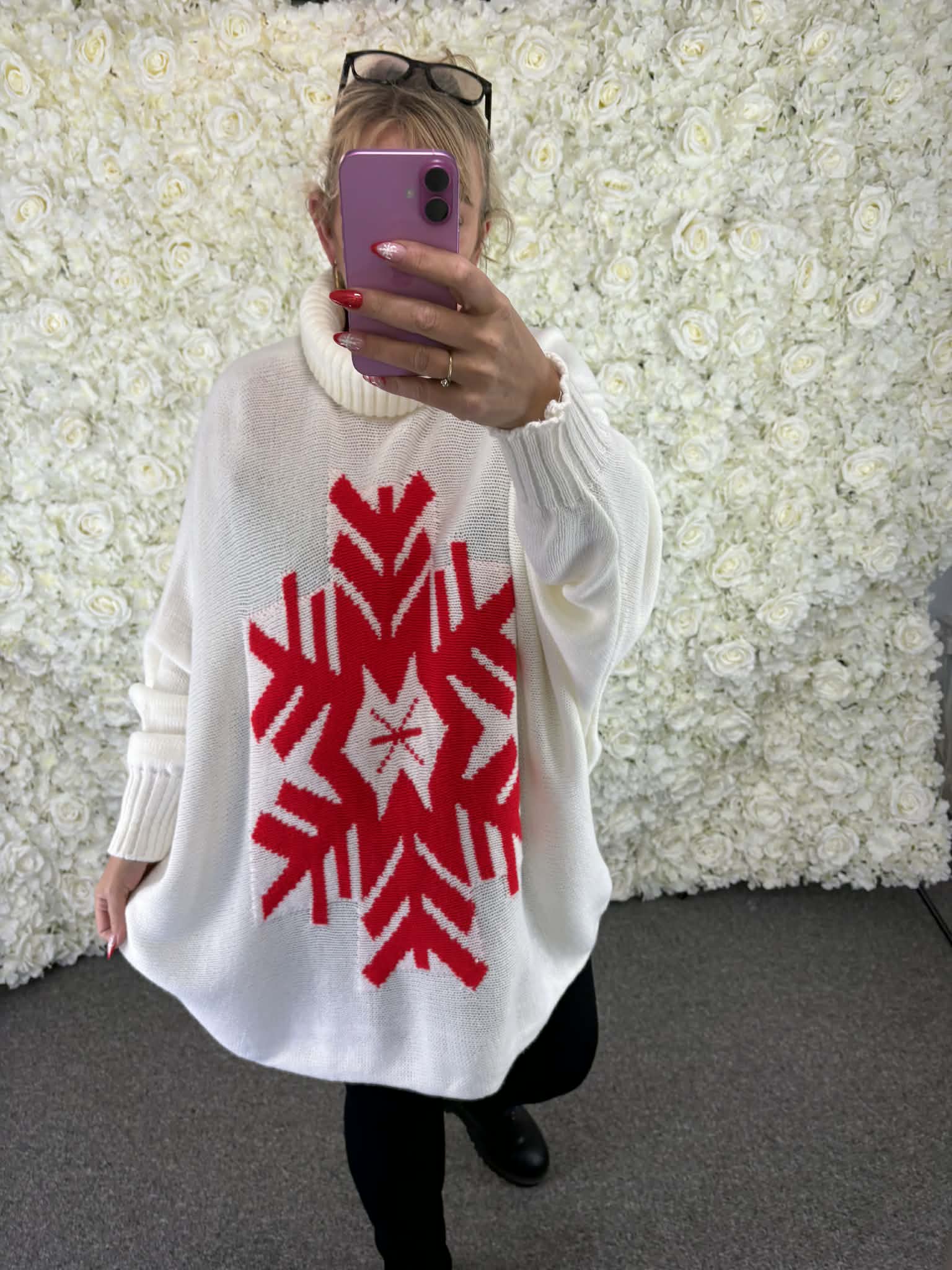 Jalie - Snow Flake Xmas Jumper 16 to 26