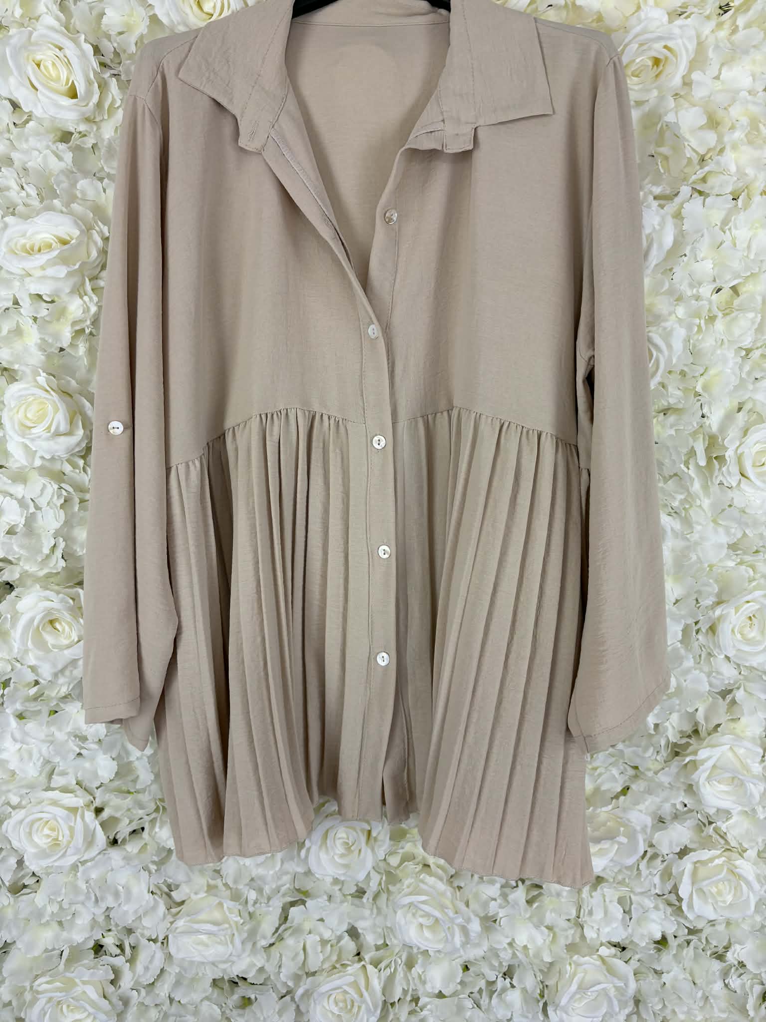 Rhonda - Pleated Blouse 16 to 24