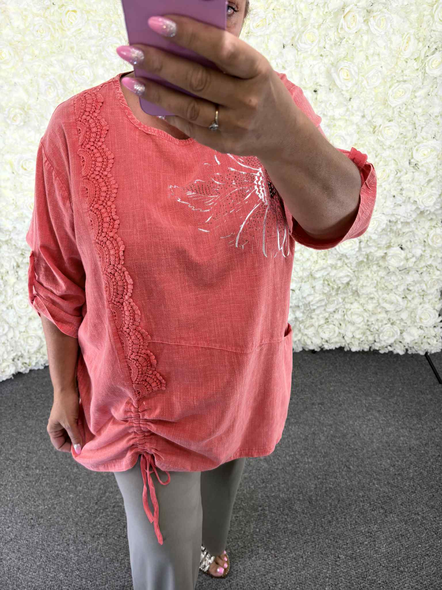 Arla - Cotton Sparkle Blouse 14 to 22/24
