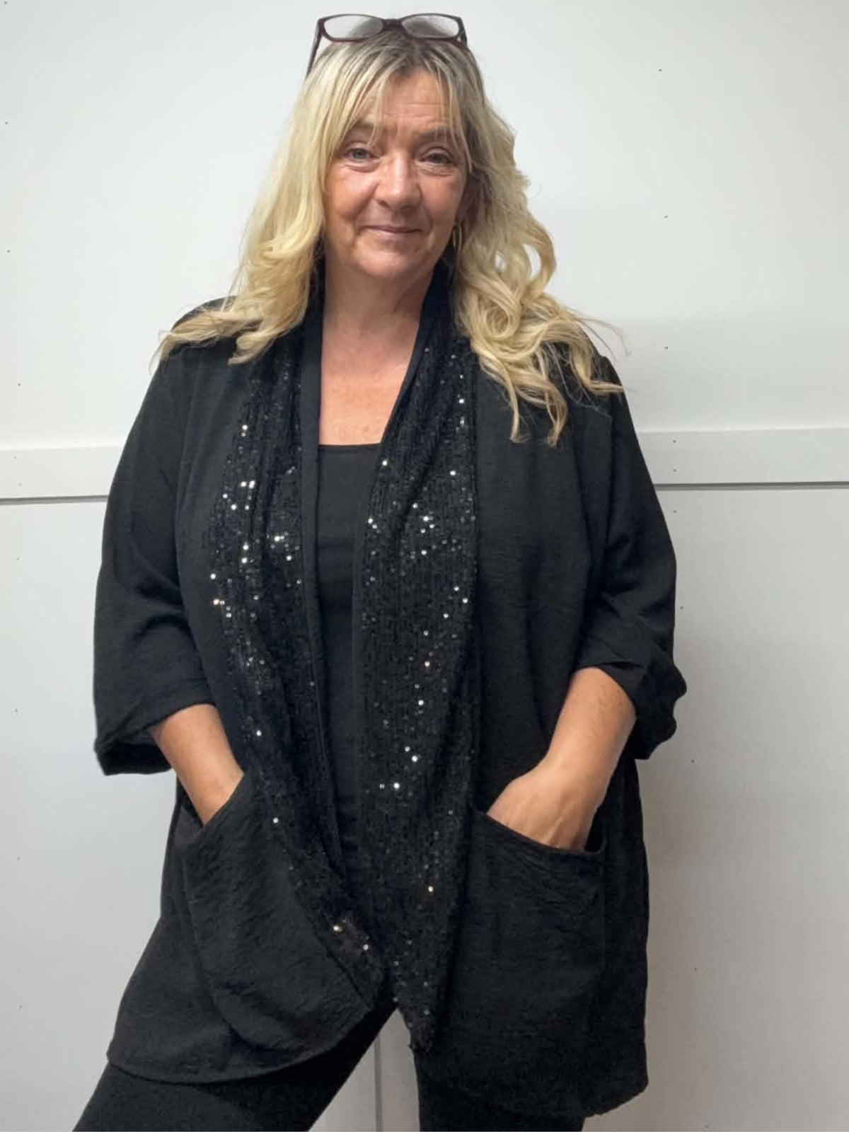 LUNA - Sequin Blazer 14 to 24