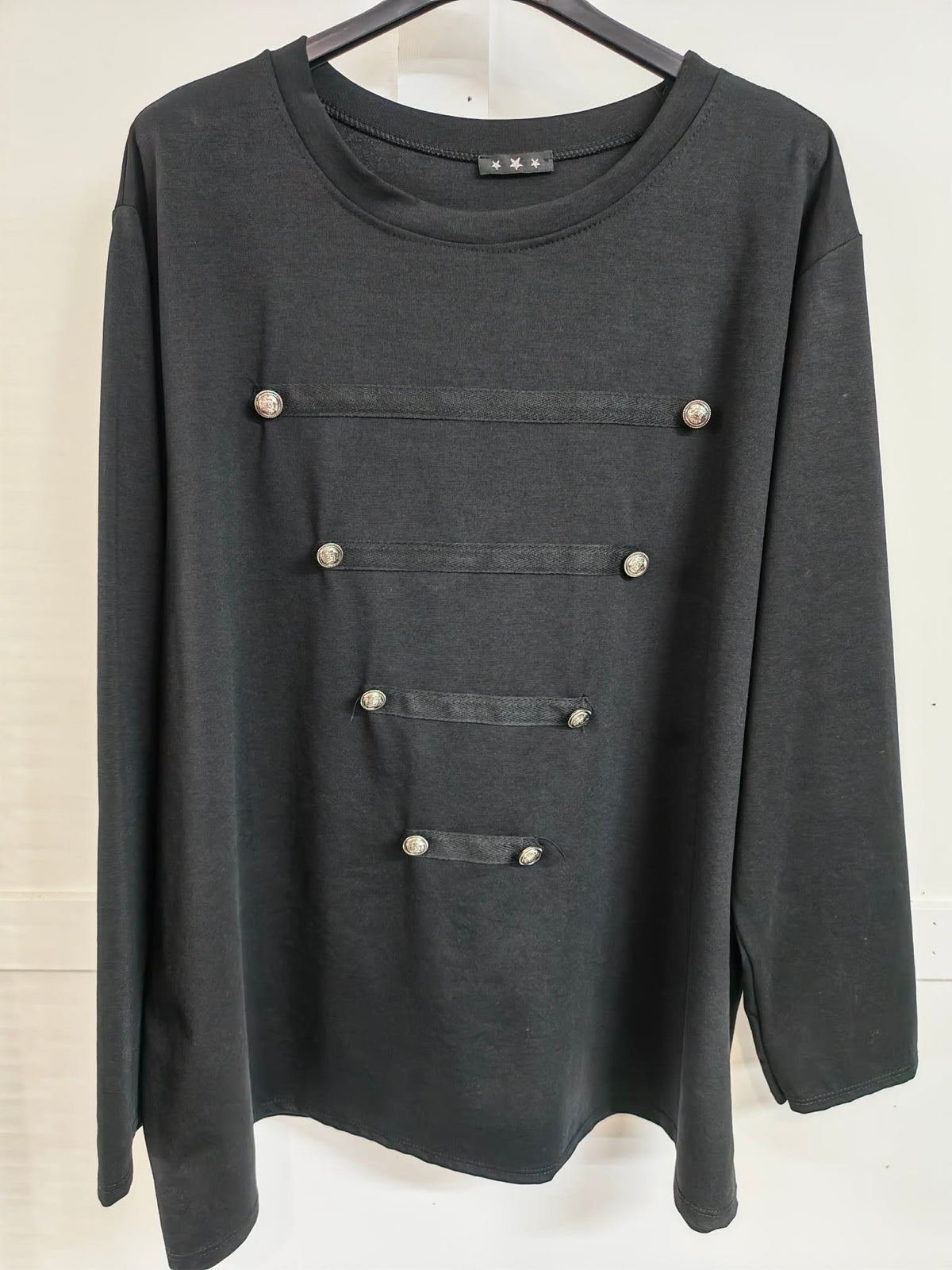 DELLA - Military Style Sweatshirt 14 to 24