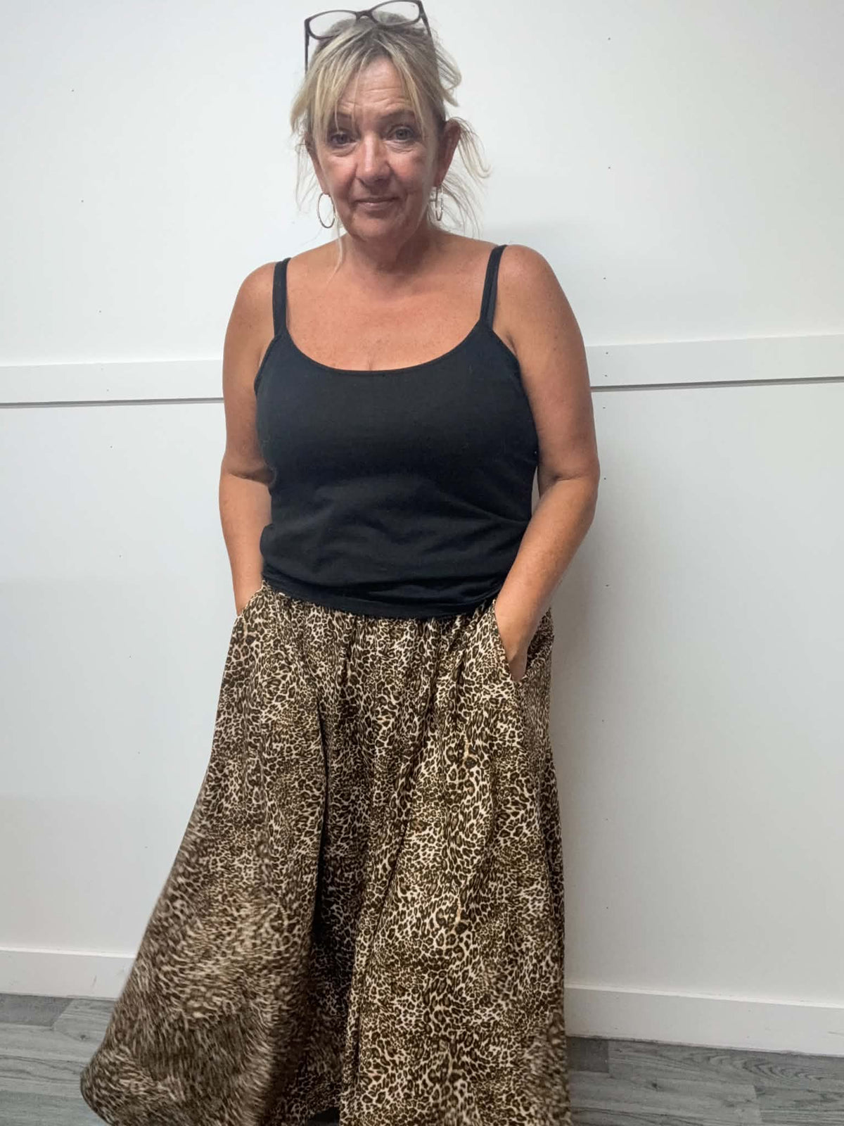 VIVIAN - Leopard Print Skirt 14 to 24