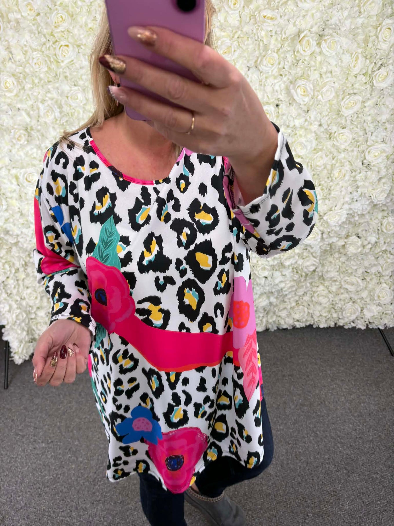 Toni - animal Print Blouse 16 to 24