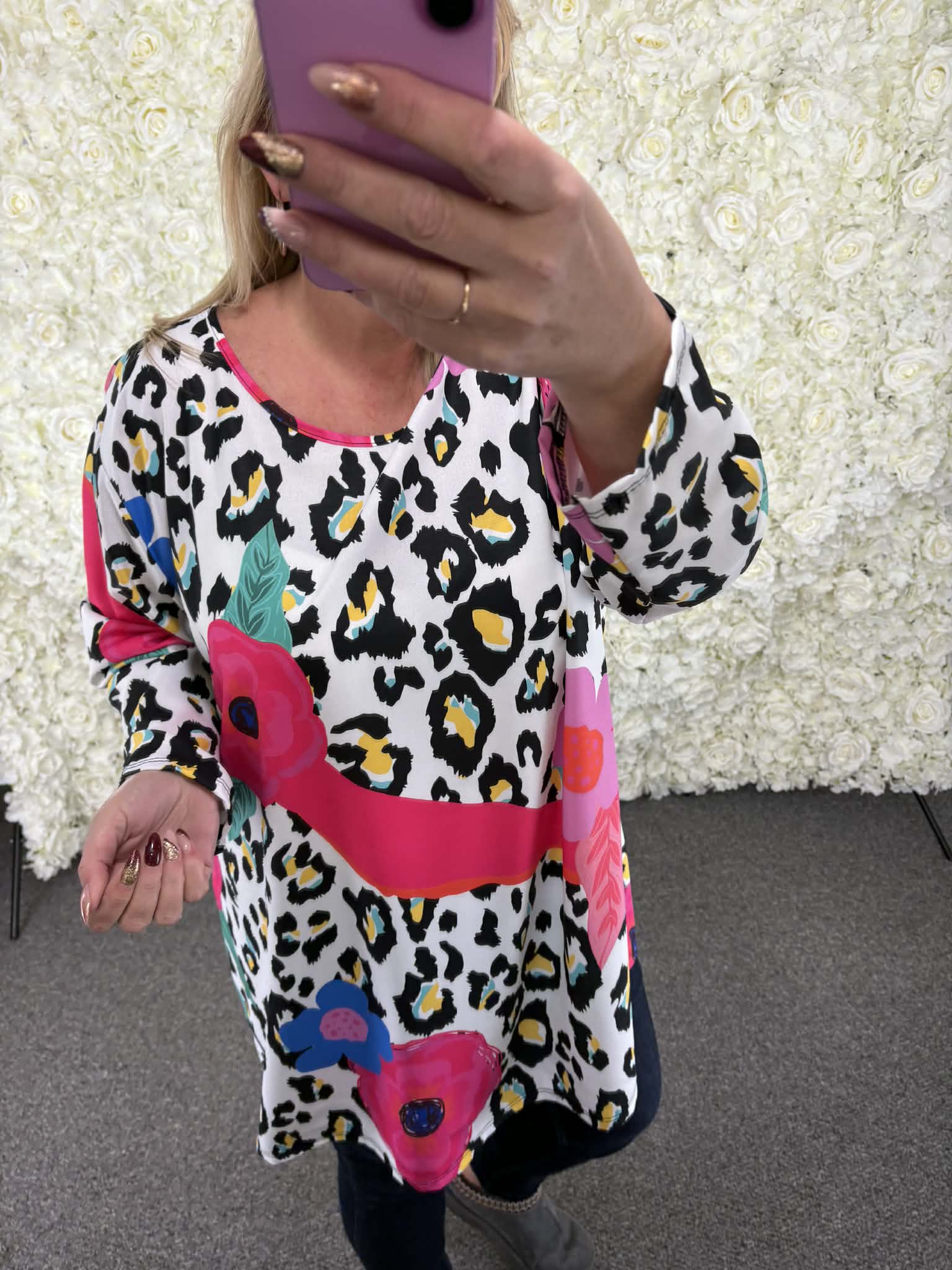 Toni - animal Print Blouse 16 to 24