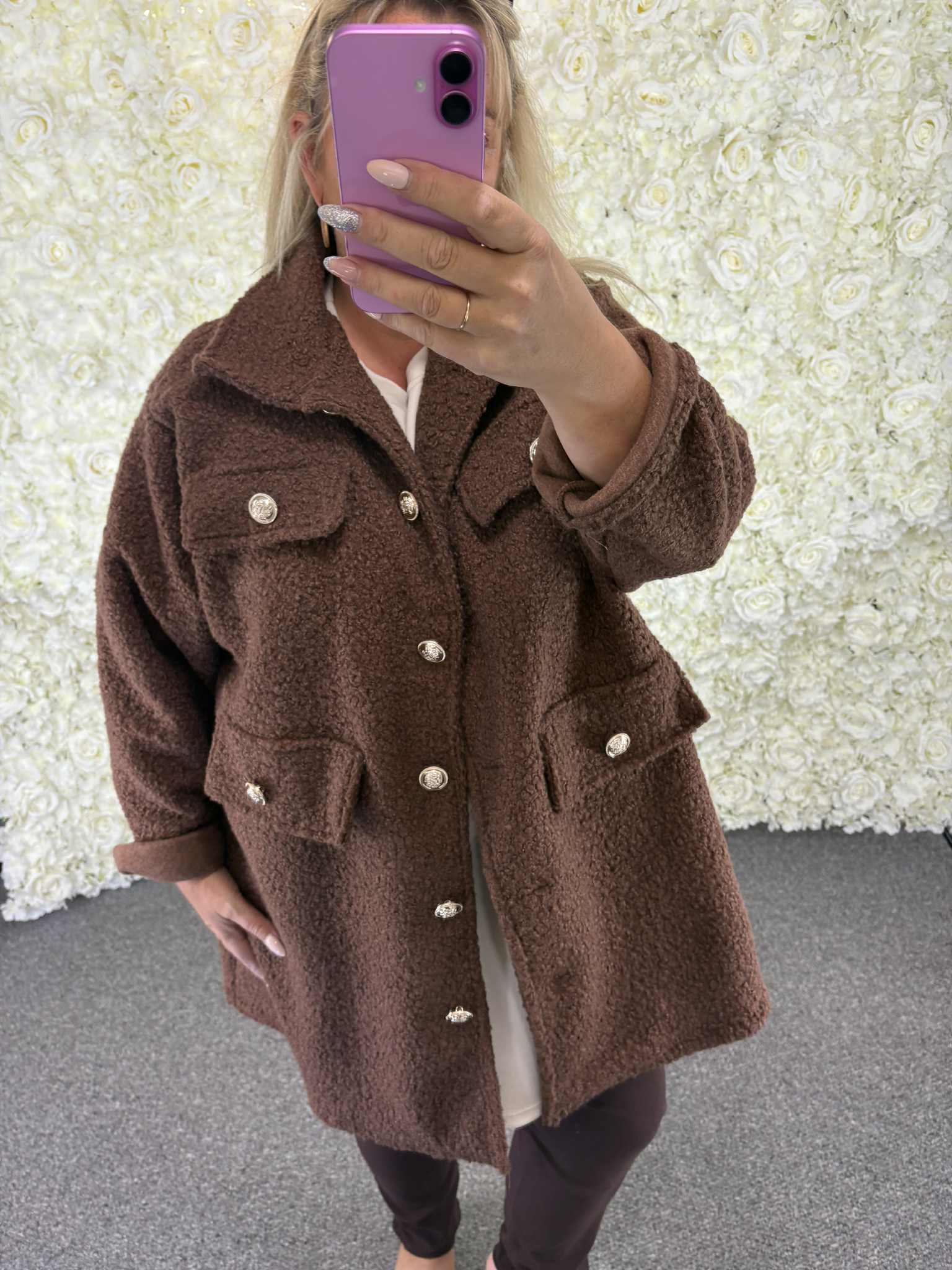 Saffi - Teddy Feel Shacket 14 to 24