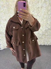 Saffi - Teddy Feel Shacket 14 to 24