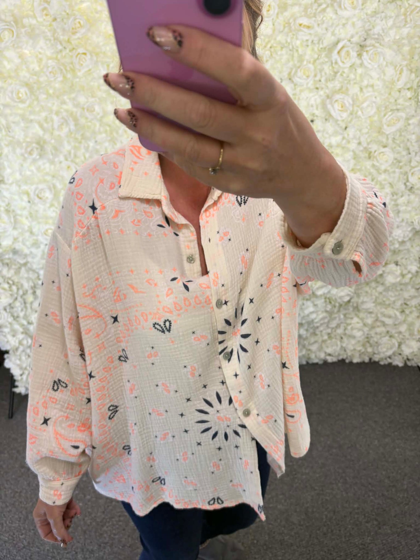 MARCELLA - Cheesecloth Blouse 14 to 24