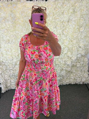 Trula - Floral Dress 10 to 24