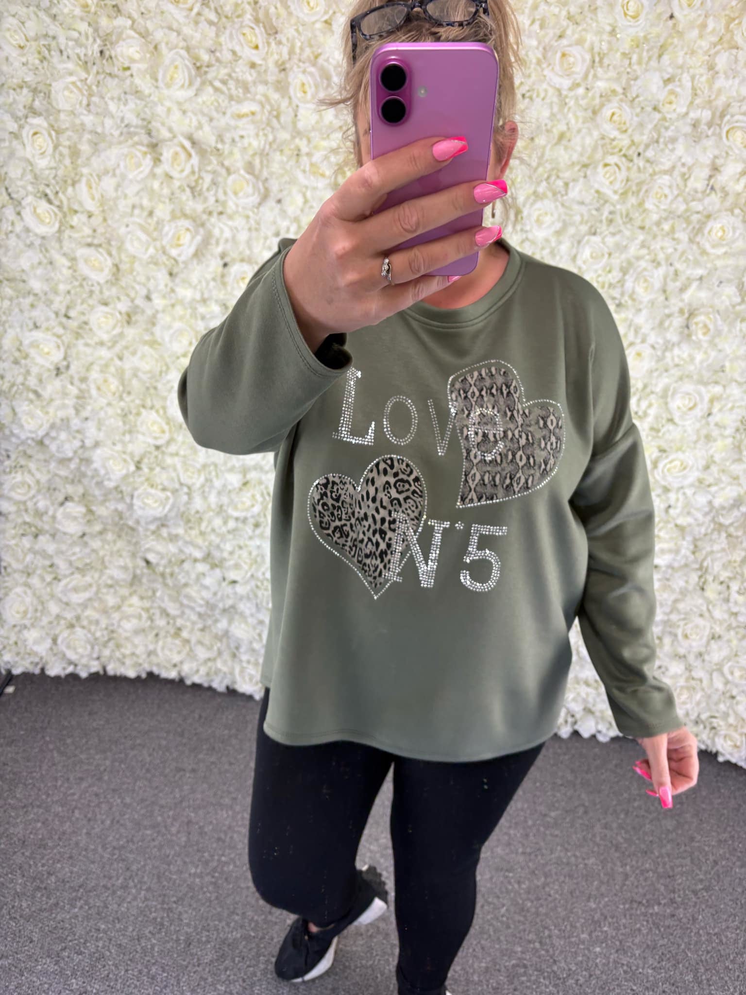 BLISS - Bling Heart Sweatshirt 12 to 22