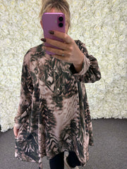 Heidi - Animal Print Blouse 16 to 24