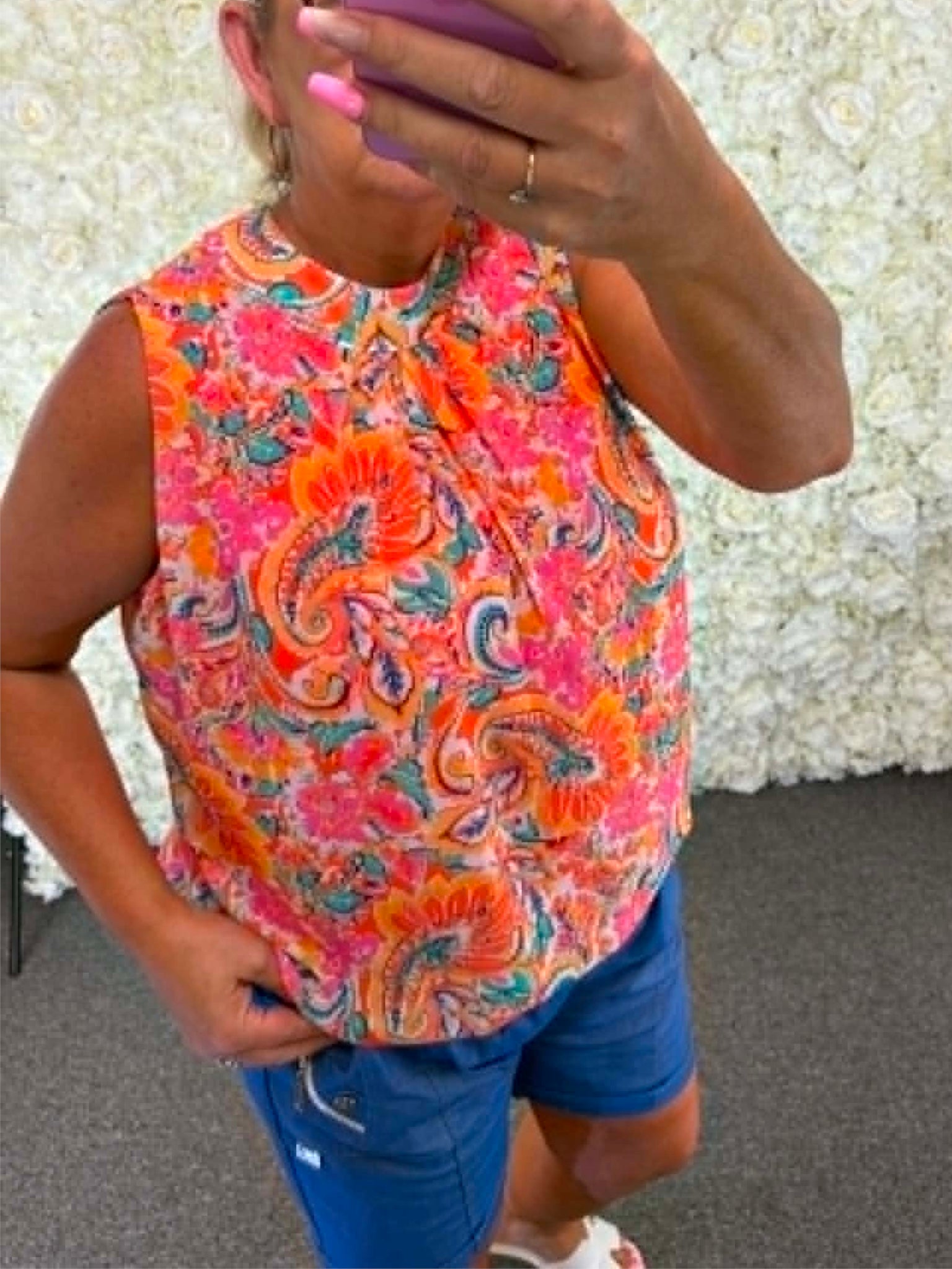 ZOE - Floral Bubble Hem Blouse 12 to 18