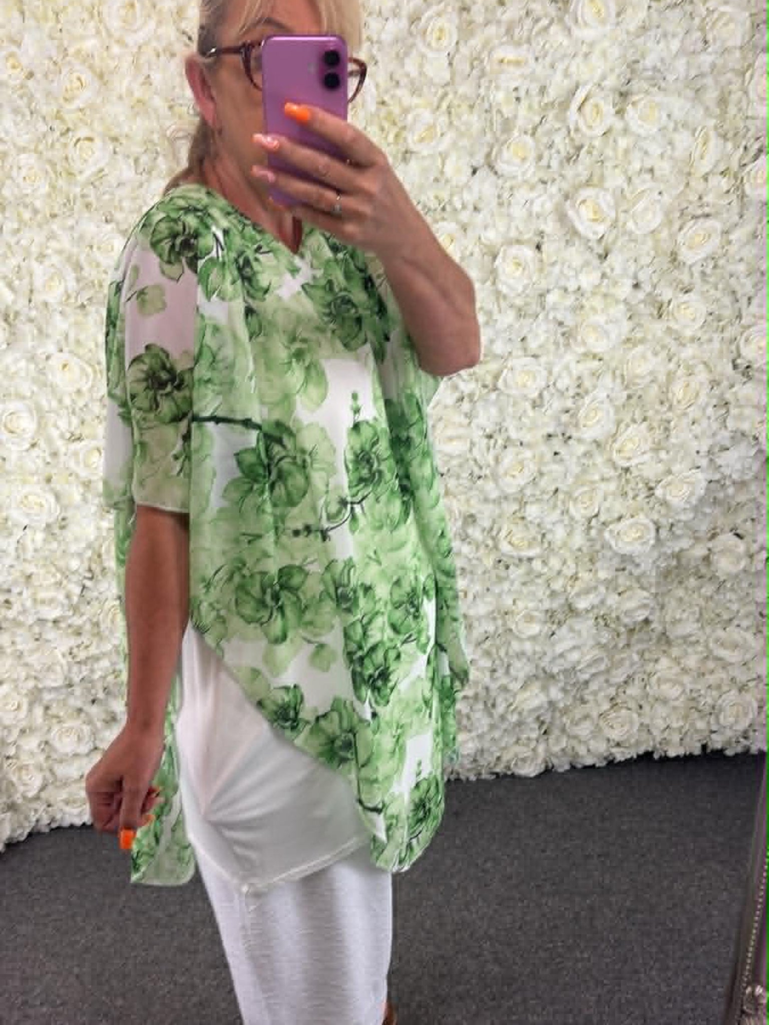 SOLINE - Floral Blouse 16 to 26