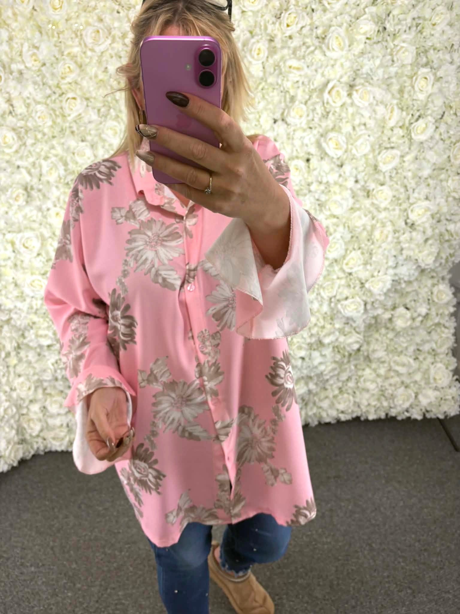 SALLY - Floral Blouse 16 to 24