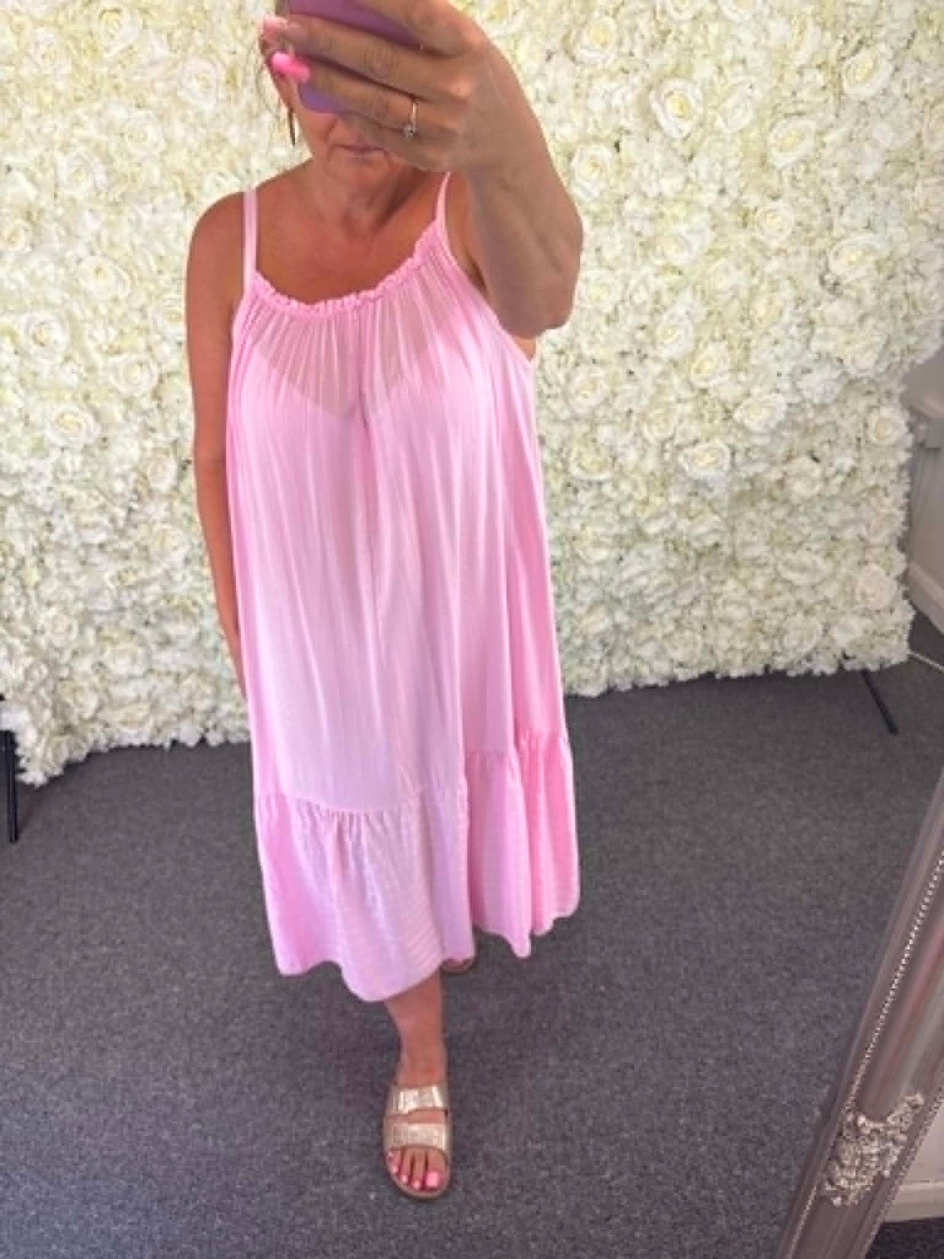 Hera - Pin Stripe Summer Dress 14 to 24