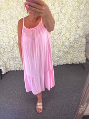 Hera - Pin Stripe Summer Dress 14 to 24