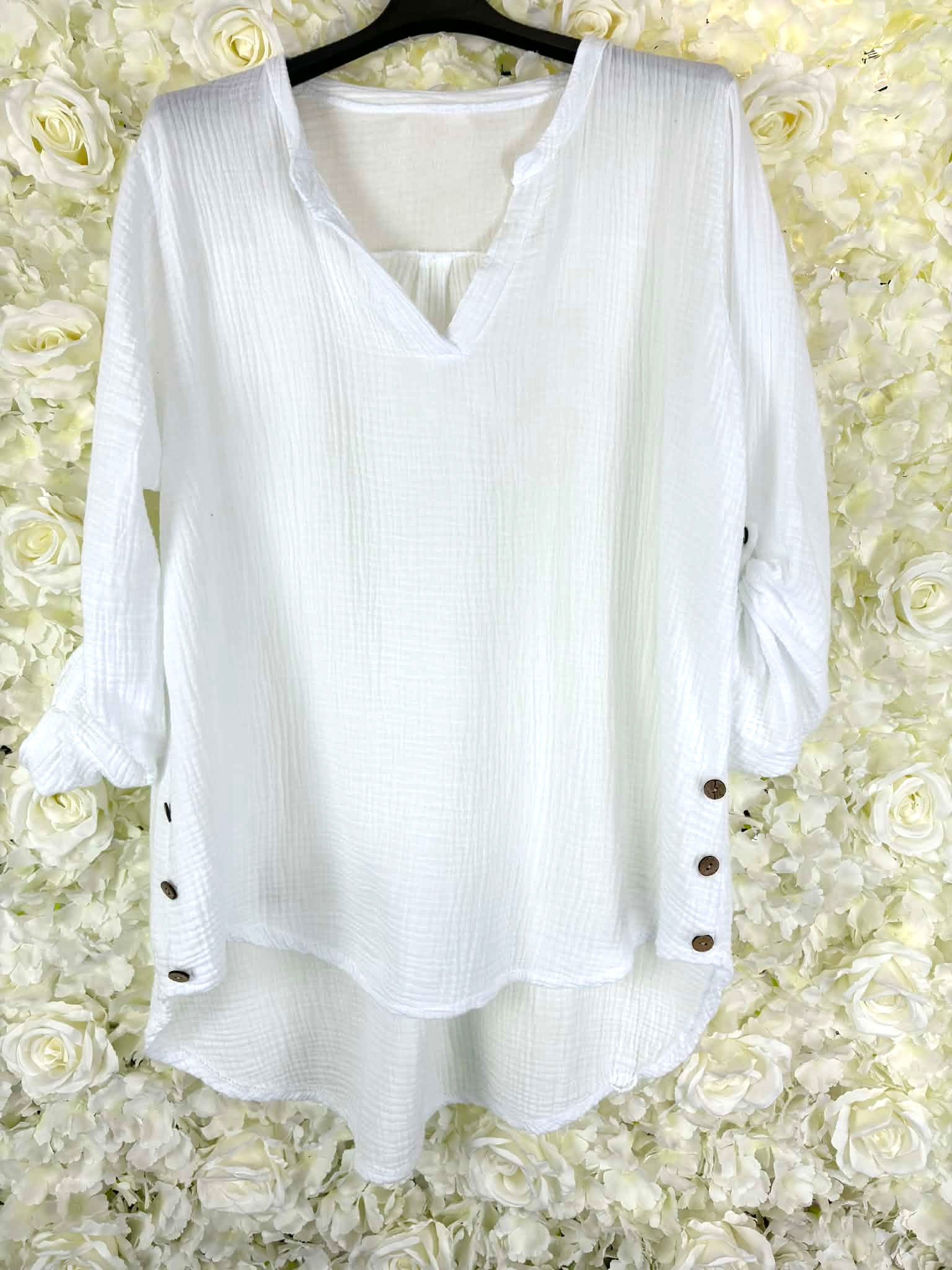 MARIE - Cheesecloth Cotton Shirt 16 to 24