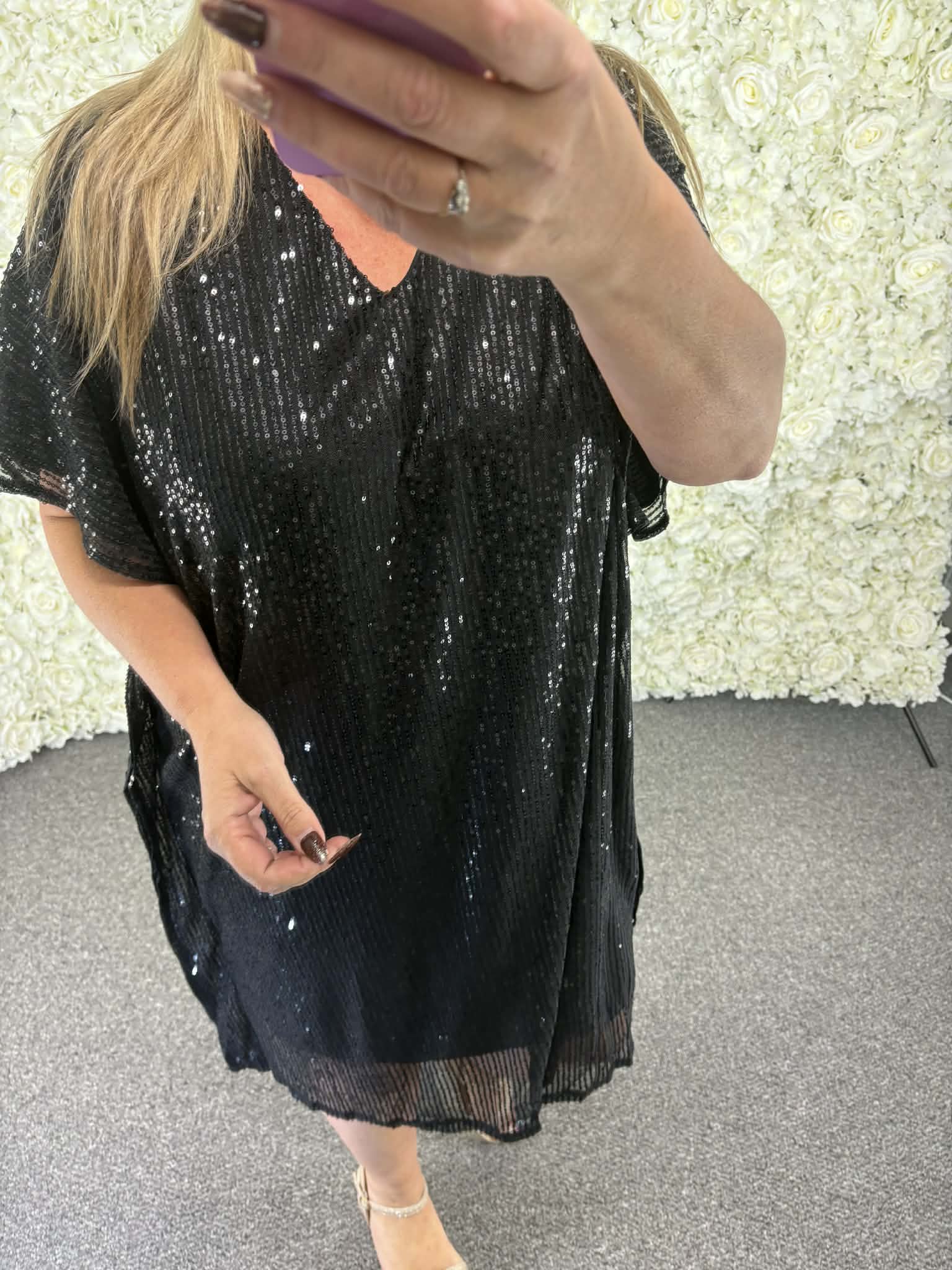 Dora - Sequin Dress 16 to 24