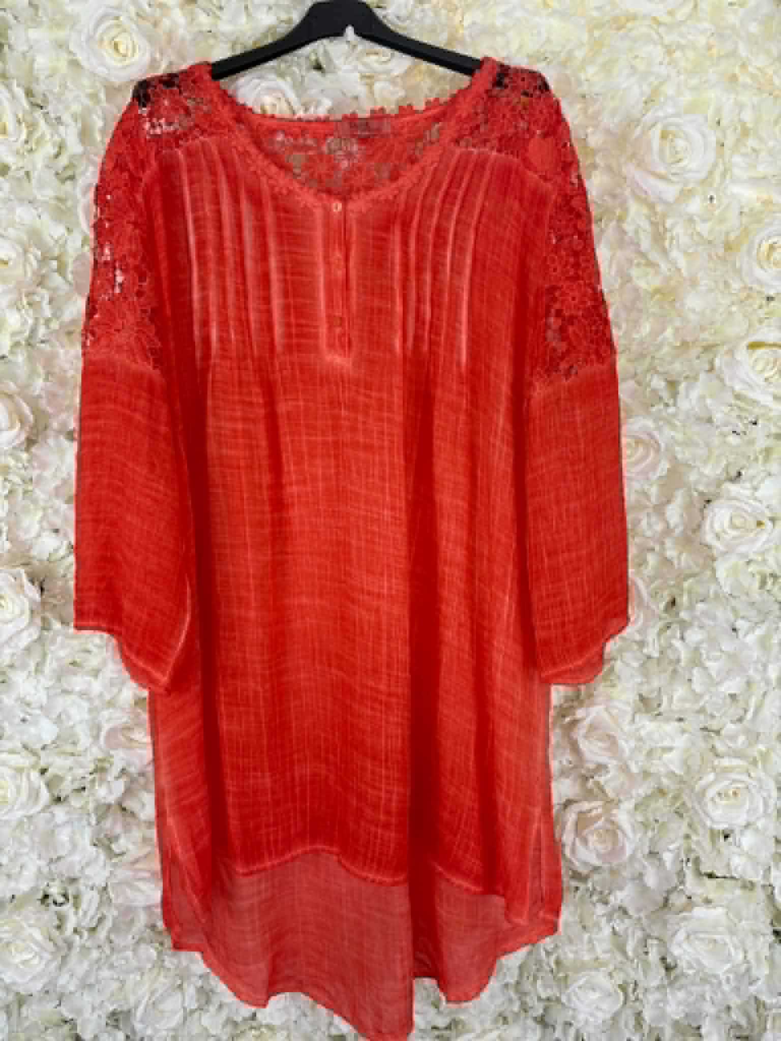 SASKIA - Crochet Blouse 14 to 24