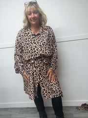EVA - Leopard Print Dress 14 to 24