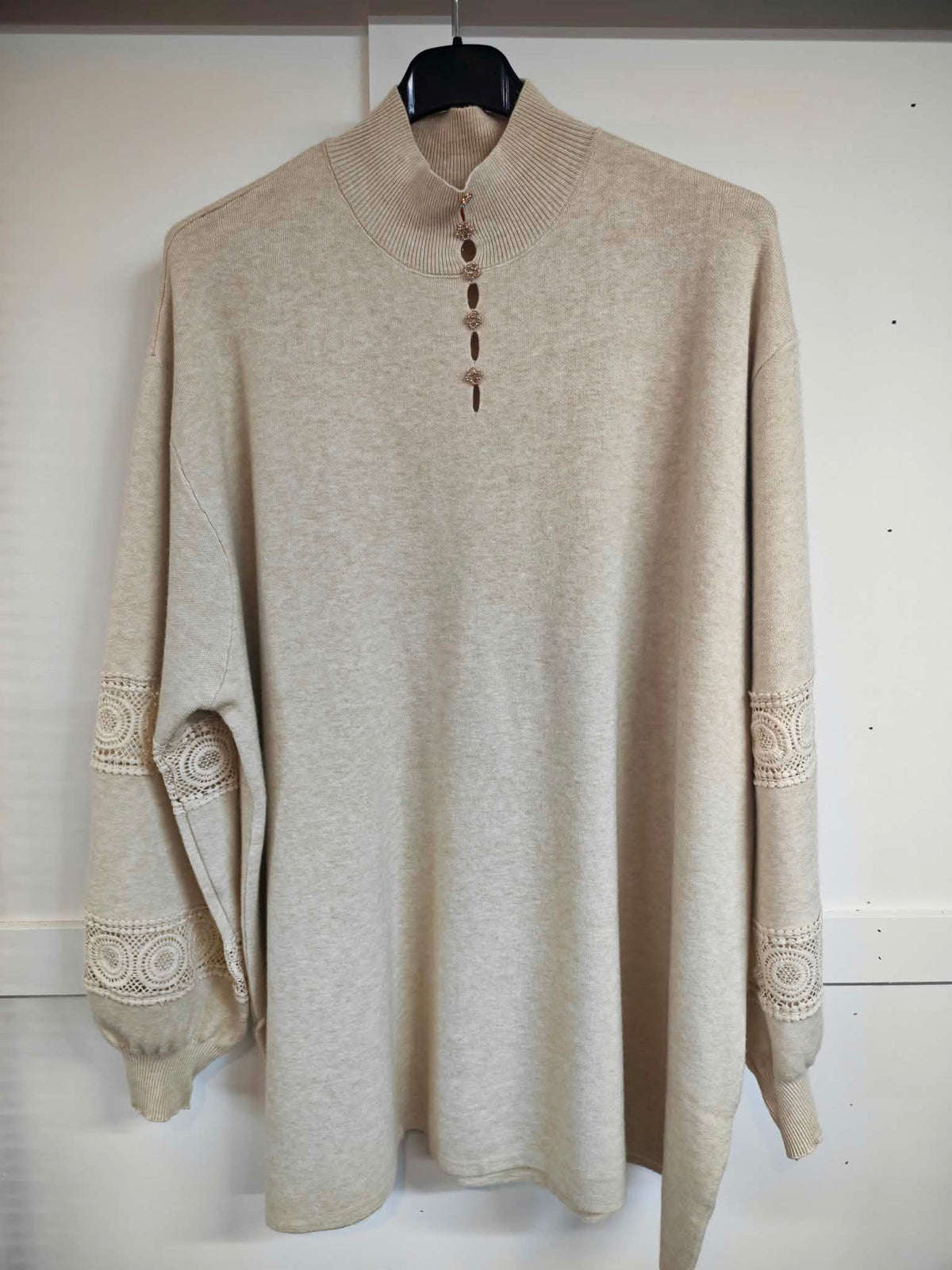 EMILIA - Bling Button Jumper 14 to 24