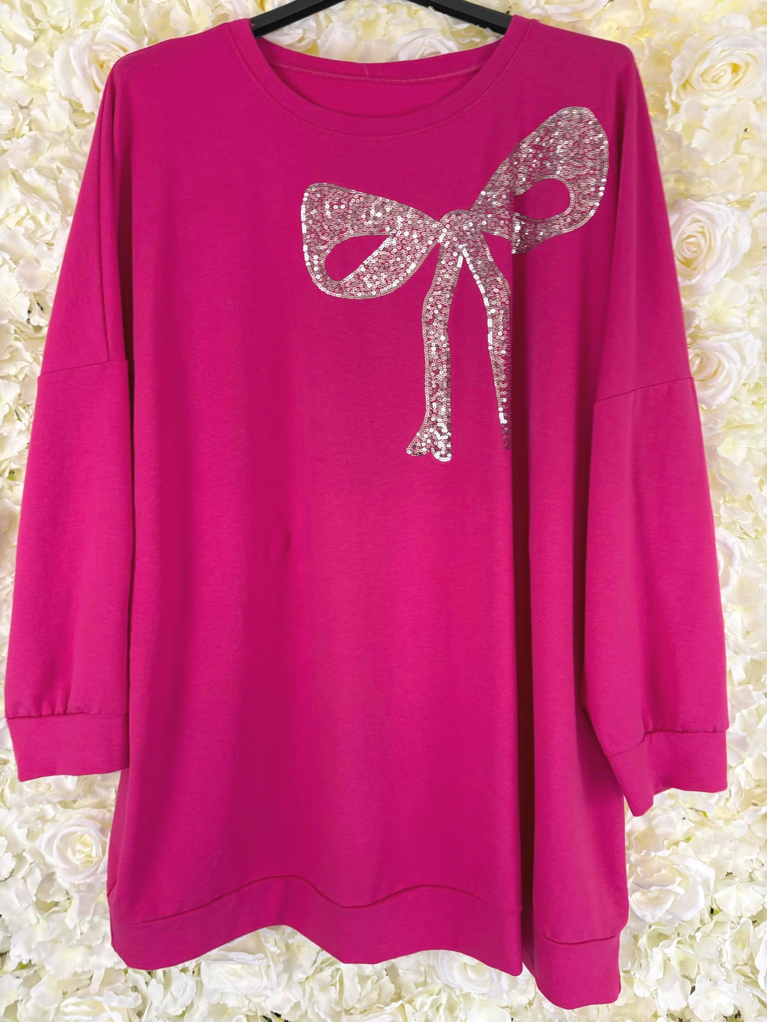 ORLA - Sequin Bow Sweatshirt 14 to 24