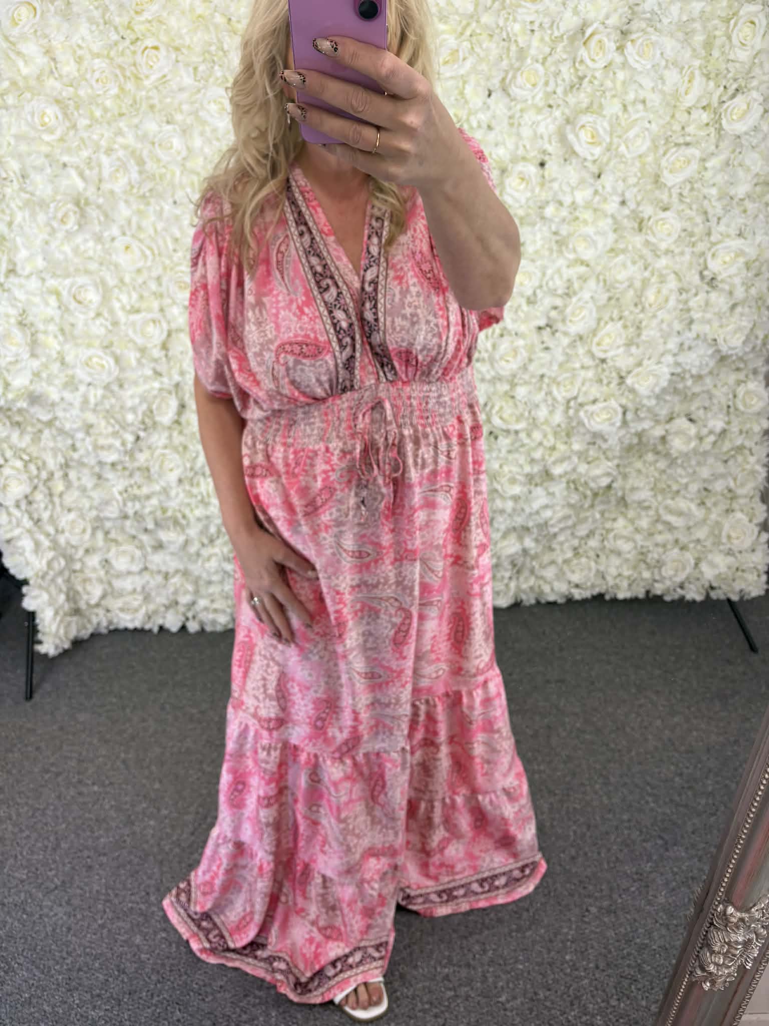 AURORA - Patterned Boho Dress 16 to 24