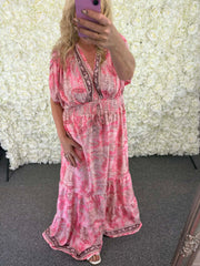 AURORA - Patterned Boho Dress 16 to 24