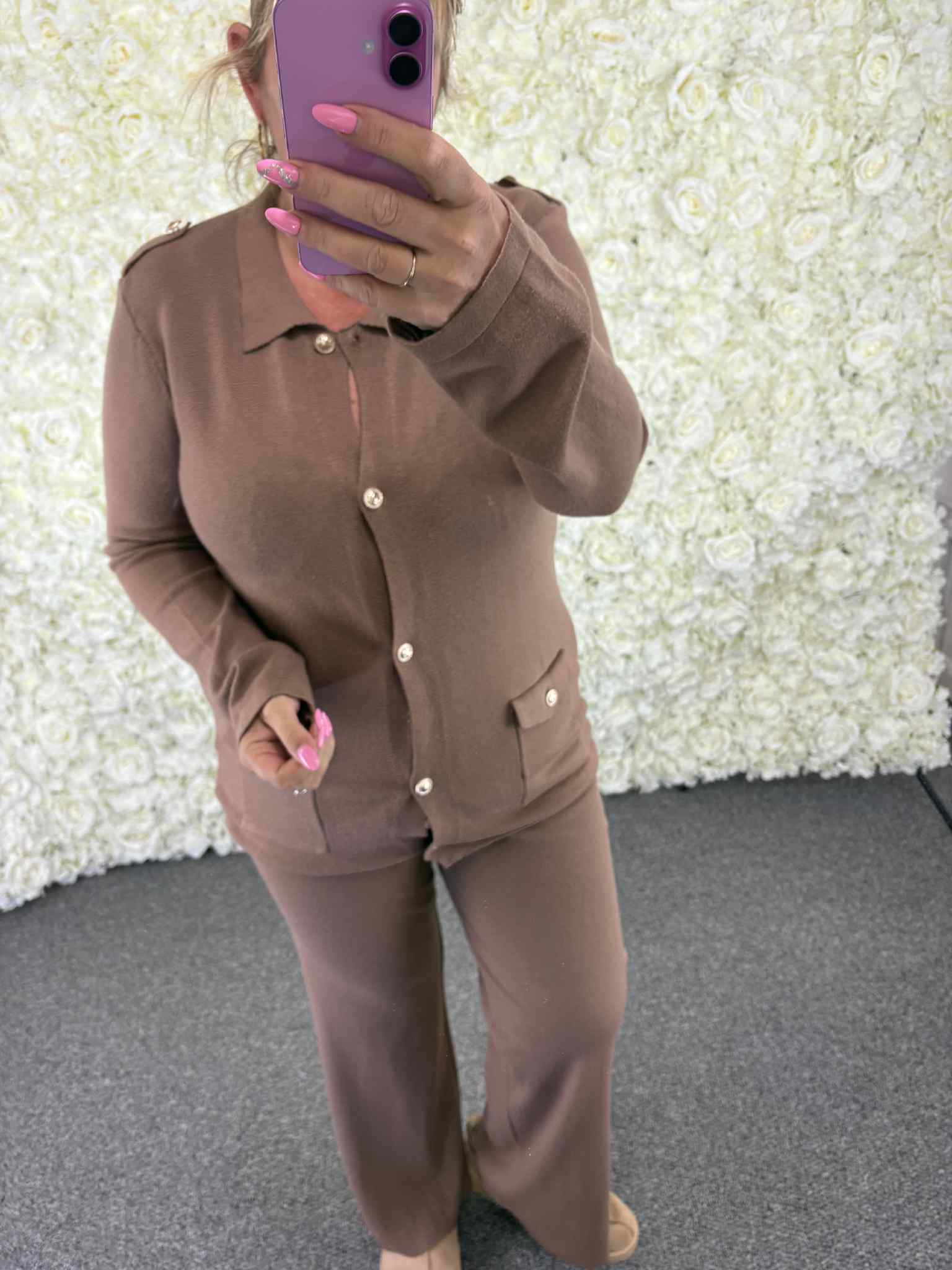 MELISSA - Gold Button Trouser Suit 12 to 16